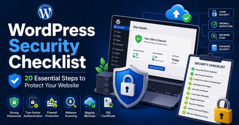 The Ultimate WordPress Security Checklist for 2026 wordpress security checklist